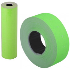 цінник для етикет-пістолета Economix однорядн. зелен. 21x12мм. 1000шт./рулон  Е21301-04  (10/300)