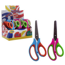 ножиці Class дитячі 13,3см. ергономічні, гнучкі прогумовані ручки  4287  (24/288)