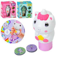 гра наліпки, штамп-тварина 9см, альбом, в кор. 10х11,5х6см.  МЕ-177-179-180  (96)