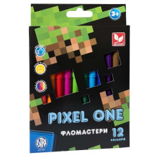 фломастери Школярик Pixel One 12кол.  314022001-UA  (12)
