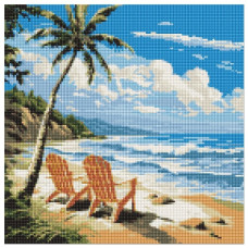 алмазна мозаїка Ідейка 40х40см. "Світ для закоханих"  АМО7984