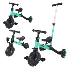 велосипед триколісний, колеса EVA 9,5"/5", бірюзовий  TR2452  (1)