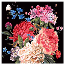 картина за номер. Strateg 40х40см. "Квіткова гармонія"  AV4040-26