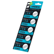 батарейка Videx таблетка CR2032  1х5 на бліст.  (5/100/1200)