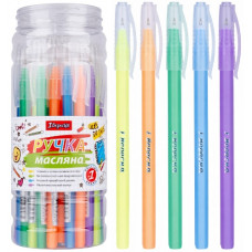 ручка в банці 1 Вересня "Radium" кульк. масл. синя 0,6мм.  411053  (30/600/2400)