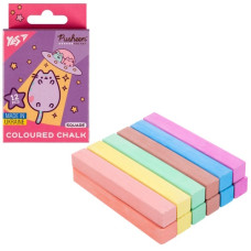 крейда кольорова YES квадратна  12шт./6кол. "Pusheen"  400487  (1/96)