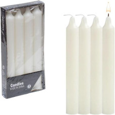 свічка столова біла h-190мм., d-24мм., ціна за 1шт.  В22060-4/7127-2/120793  (4/192)