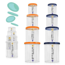 набір ємностей для сипучих продуктів 0,65+1,0+1,5+2,0л. Народний продукт  108  (24)