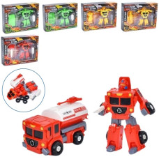 конструктор на шурупах 2в1 (робот 15см. + транспорт) в кор. 29,5х22х7,5см.  0812В-121-122-123  (72)