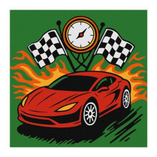 картина за номер. Ідейка 25х25см. дитяча "Мить перемоги"  КНО1315