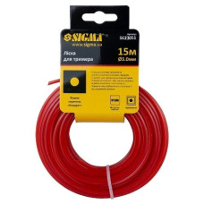 ліска для тримера Сигма армований квадрат d-2,7мм. 15м.  5623051