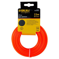 ліска для тримера Сигма круг d-3,0мм. 15м.  5618061