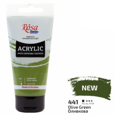 фарба акрилова ROSA Studio оливкова 75мл.  32241441