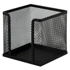 бокс для паперу Buromax металевий "сітка" 10х10х10см. чорний  ВМ.6215-01  (12)