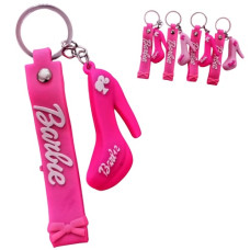 брелок гумовий туфелька Барбі зі стрічкою  3191  (12)