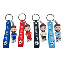 брелок гумовий футболіст зі стрічкою  3263  (12)