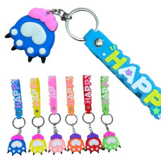 брелок гумовий лапка зі стрічкою  3330  (12)