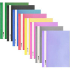 швидкозшивач пласт. Economix E31511  А4 без перфорації глянець  (10/300)