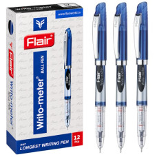 ручка Flair кульк. масл. Writo-meter 10км. синя  743  (12/144/1152)