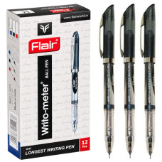 ручка Flair кульк. масл. Writo-meter 10км. чорна  743  (12/144/1152)