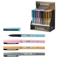 ручка Piano РS-307 кульк. масл. синя  (50/2400)