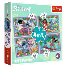 пазли Trefl "4 в 1" Шалений день  34633