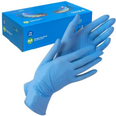 рукавиці медичні нітрилові CARE 365 сині розм. M  (50/500)