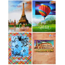 зошит А4 Polly 160арк. офс. кліт.  тв. лам. обкл.  (4)