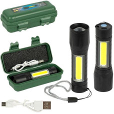 ліхтарик ручний LED 9х2,5см., zoom, у кейсі  511S/113979  (240)