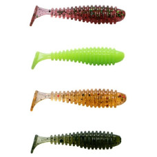 принада їстівний силікон Angry Baits Fatik 1.2" MIX16, 12шт./уп.  АВ1054