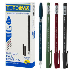 ручка Buromax Morandi Style кульк. 0,5мм. синя  ВМ.8122-01  (12/144/1728)