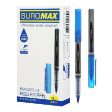 ручка Buromax ролер 0,7мм. синя  ВМ.8322-01  (12/144/1728)