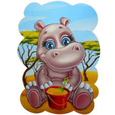 плакат Арт Презент Бегемотик  (ПЛ-0090)