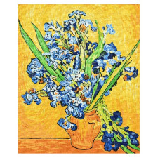 картина за номер. Ідейка 40х50см. "Іриси у вазі"  КНО2013