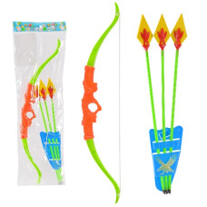 лук з трьома стрілами в кул. 48х15см.  1692-36  (240/480)