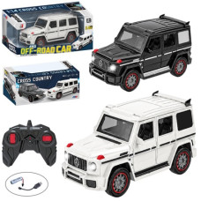 джип р/к 27см., акум., пара/дим, світло, гум. кол., USB-зар., в кор. 34х15х14см.  FD300A  (18)