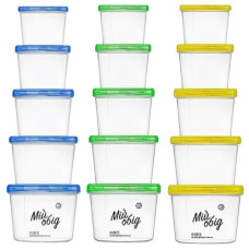 набір круглих ємностей 0,2л+0,3л,+0,5л.+ 0,7л.+1,0л. Народний продукт  82  (12)