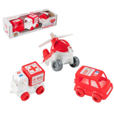 набір авто "Kid cars" швидка допомога  39549