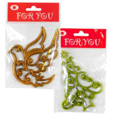 игрушка фигурка новогодняя цвета и формы микс от 11-16 см