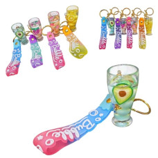 брелок гумовий коктейль зі стрічкою  3180  (12)