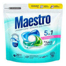 капсули для прання Maestro Uninersal 10шт.