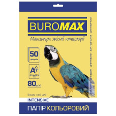 папір оф. кольор. Buromax  А4/80гр./50арк. Intensiv золотий  ВМ.2721350-23  (60)