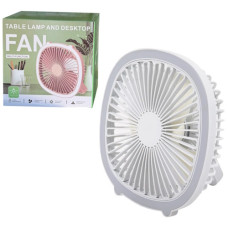 вентилятор настільний USB з підсвічуванням 19,5х19,5х8см.  R100254  (48)