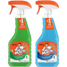 засіб для миття скла Mr. Muscle 500мл. з розпилювачем  (12)