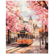 картина за номер. Ідейка 40х50см. "Рожевий шлях"  КНО6388