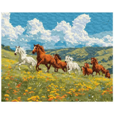 картина за номер. Ідейка 40х50см. "Сила і грація"  КНО6591