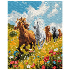 картина за номер. Ідейка 40х50см. "Польова гармонія"  КНО6597