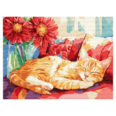 картина за номер. Ідейка 30х40см. "Денний сон"  КНО6709