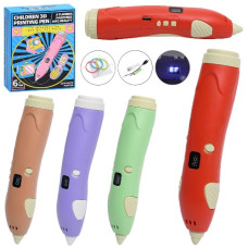 ручка 3D 17см., акум., USB-зар., запаски, ел. табло, в кор. 17х21х5см.  SK301-2-H-M-Q-Z  (12)
