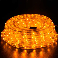 електрогірлянда-шланг зовнішня дюралайт 10м. з перехідником, золоте світло  RV-70  (20)
